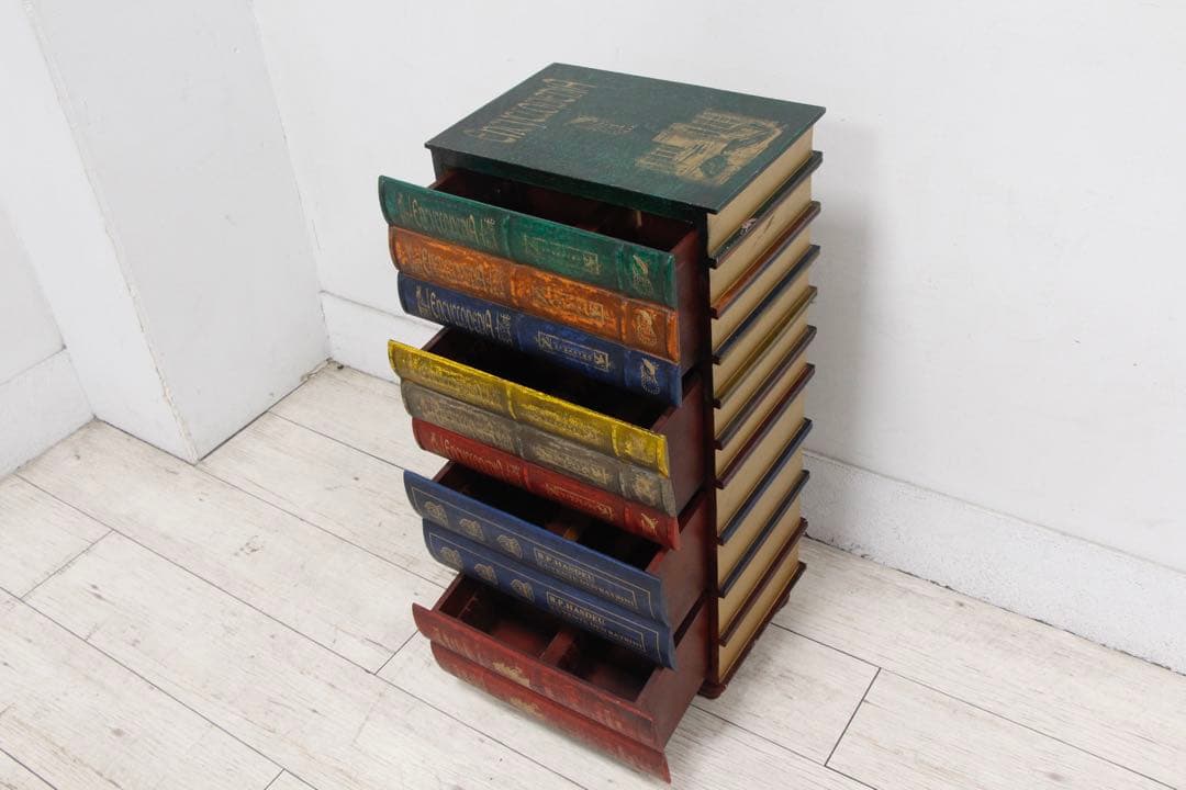 ブックチェスト　キャビネット アンティーク　antique Book BOX