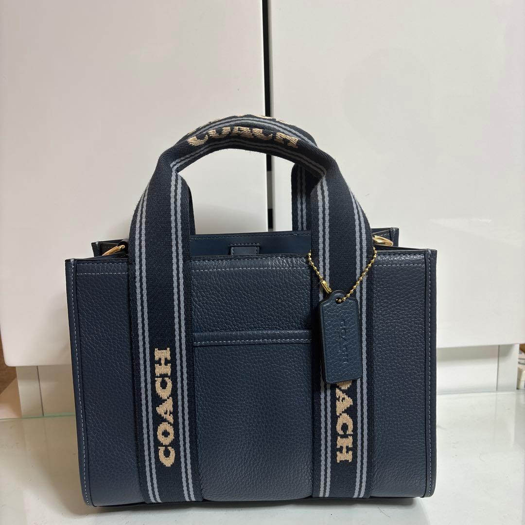 COACH ネイビー ハンドバッグ （nanamimi）