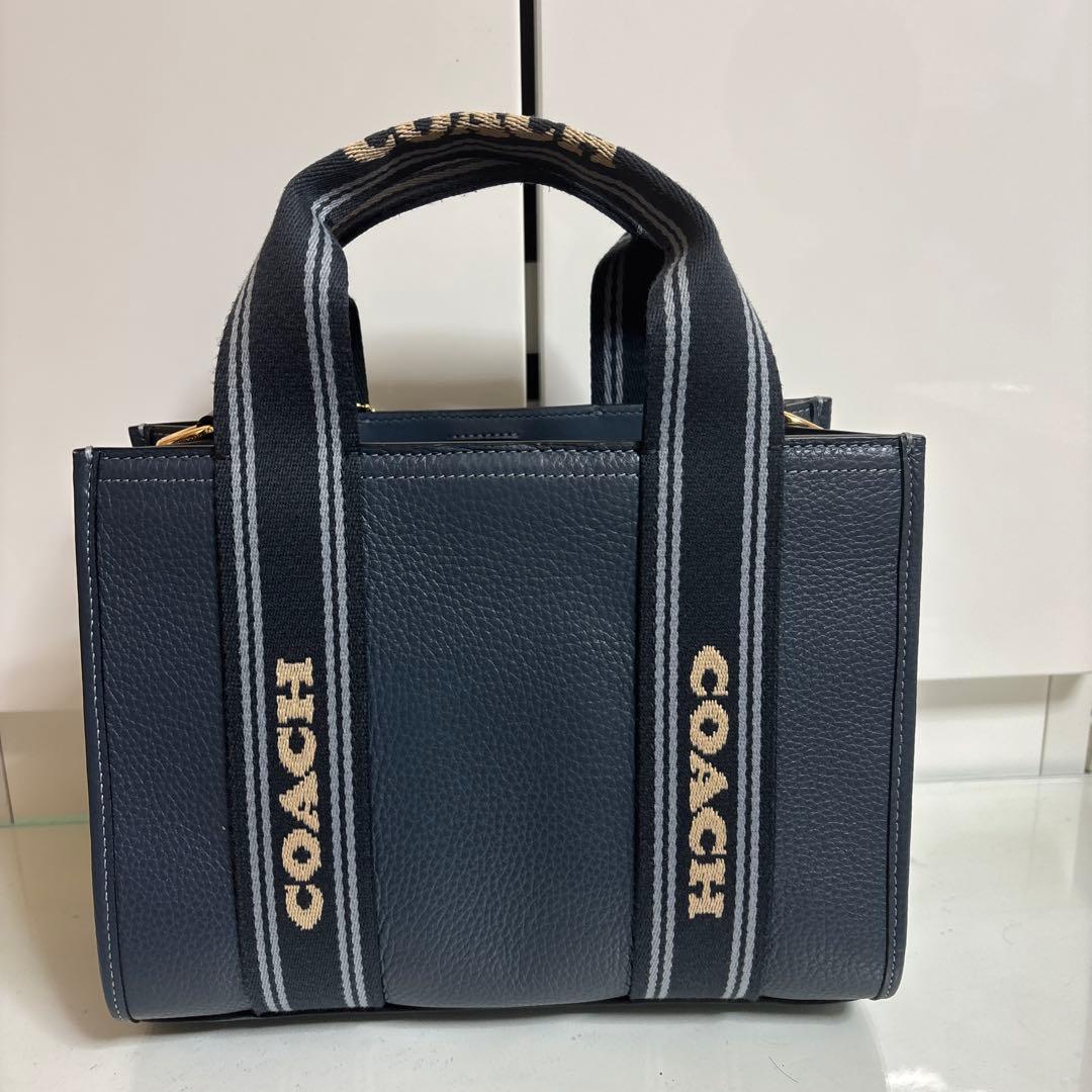 COACH ネイビー ハンドバッグ （nanamimi）
