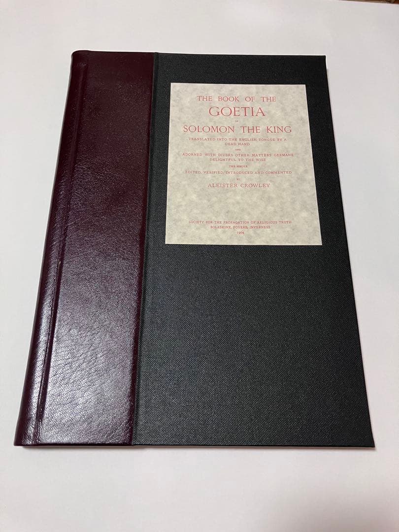 【洋書】Goetia ゲーティア　アレイスター・クロウリー　魔術