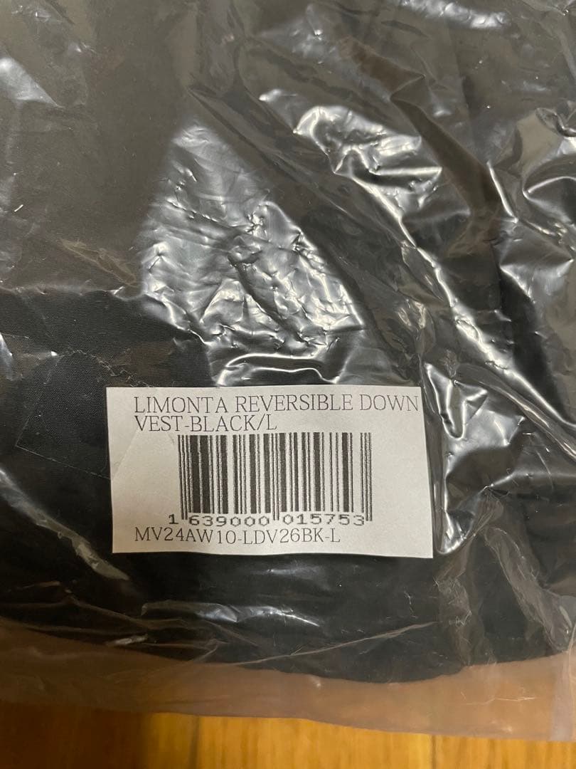 MLVINCE LIMONTA REVERSIBLE DOWN VEST 黒