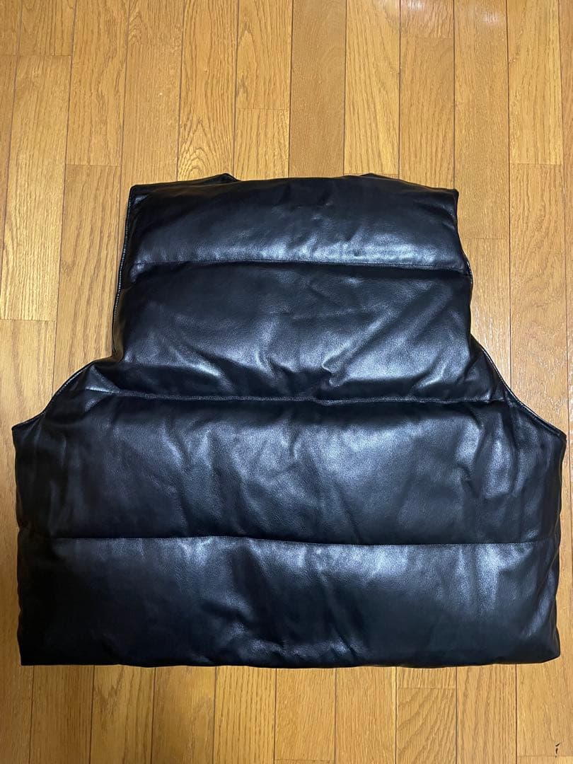 MLVINCE LIMONTA REVERSIBLE DOWN VEST 黒