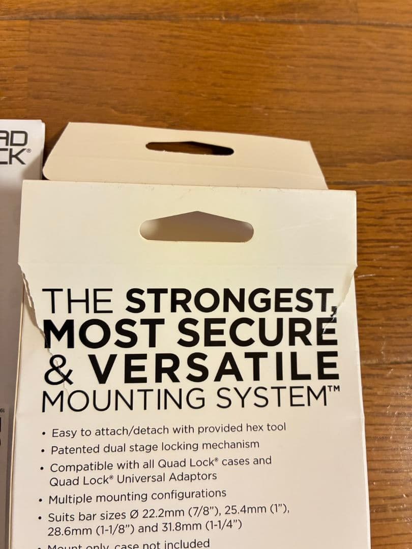 QUAD LOCK バイク用ハンドルマウントセット