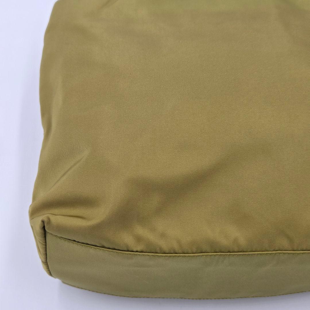 【美品】PRADA プラダ テスートナイロン　トートバッグ オリーブグリーン