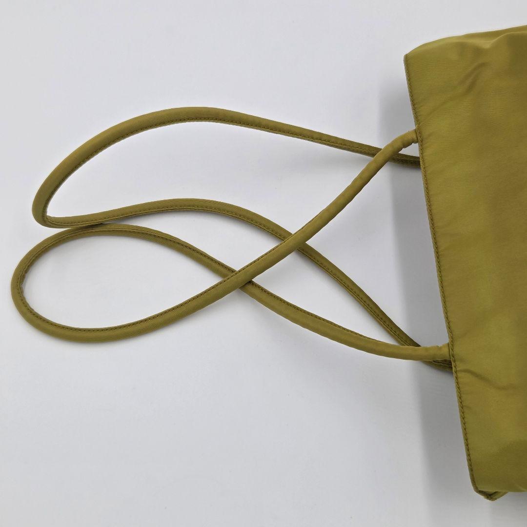 【美品】PRADA プラダ テスートナイロン　トートバッグ オリーブグリーン