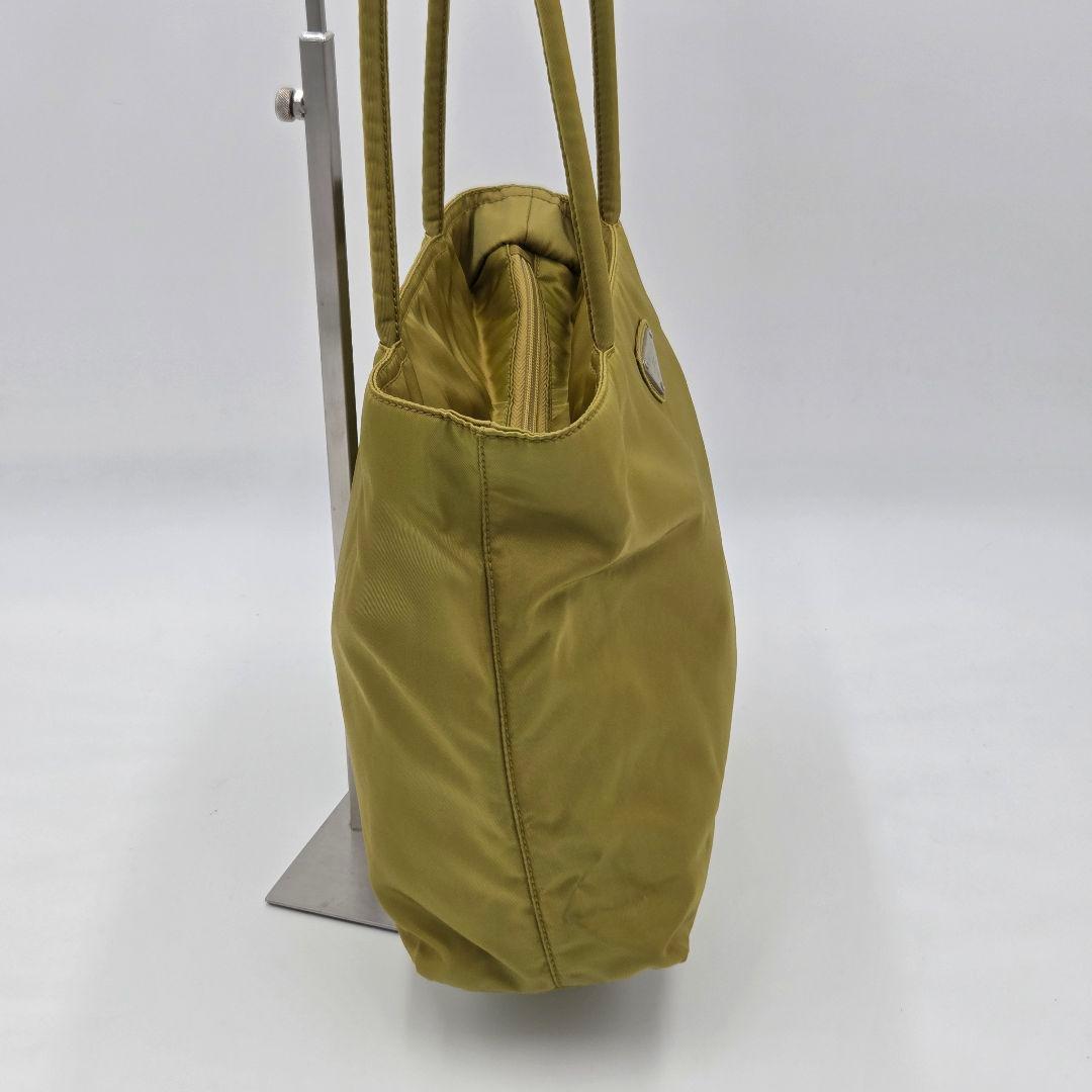【美品】PRADA プラダ テスートナイロン　トートバッグ オリーブグリーン
