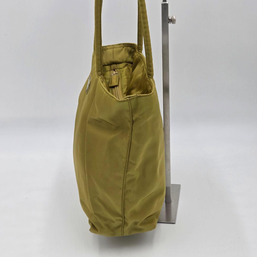 【美品】PRADA プラダ テスートナイロン　トートバッグ オリーブグリーン