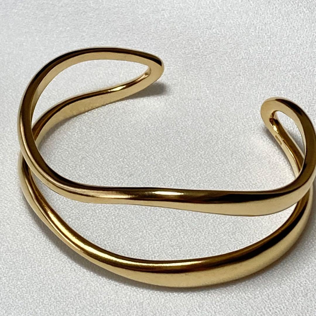 Jouete ダブルラインバングル ゴールド ニッケルフリー 美品