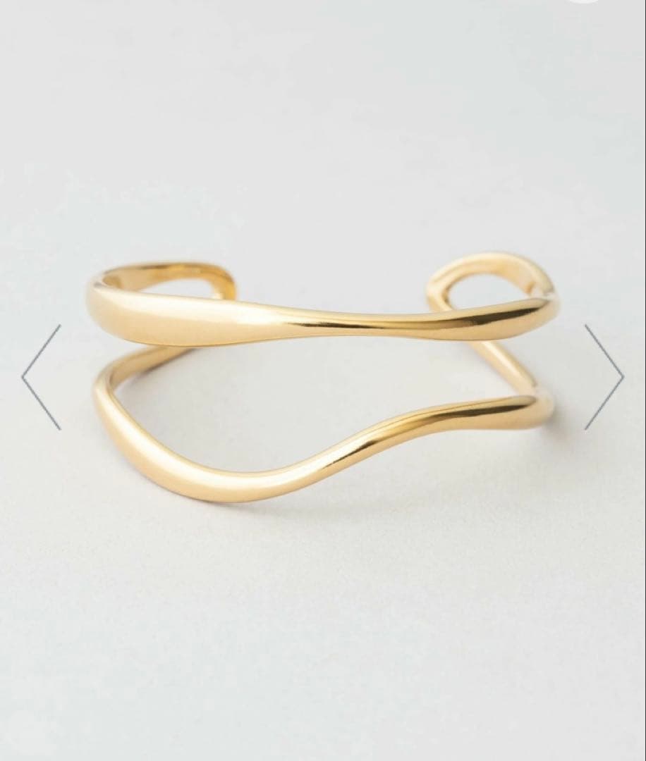 Jouete ダブルラインバングル ゴールド ニッケルフリー 美品