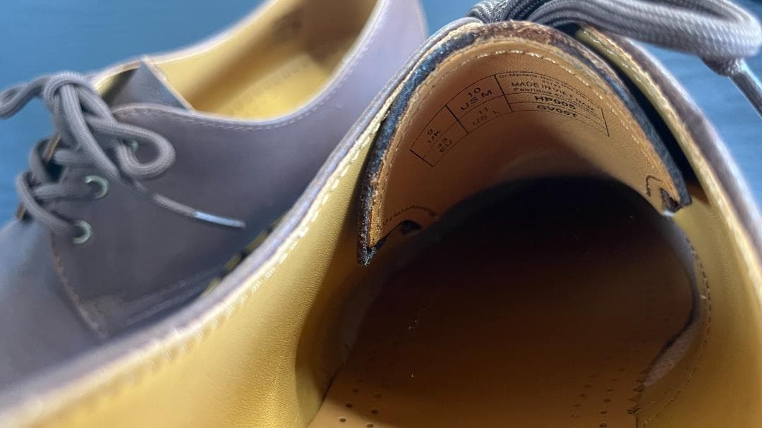 【美品・2回使用】ドクターマーチン 1461 UK9 / 28cm相当｜シボ革