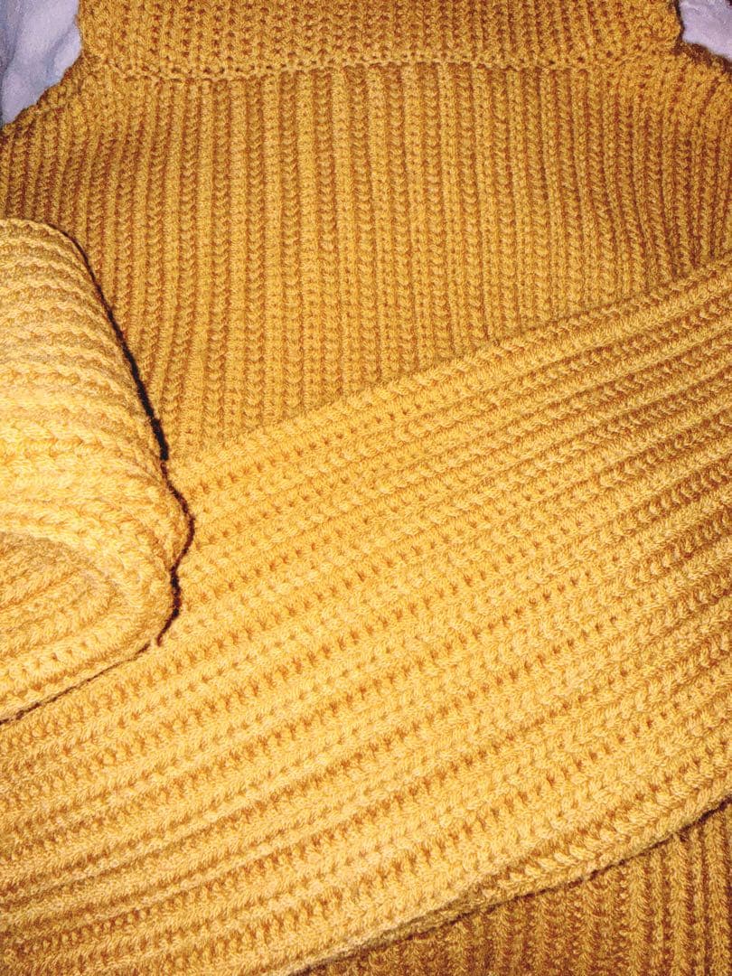 sheller シェリエ ニット　セーター　キャメル