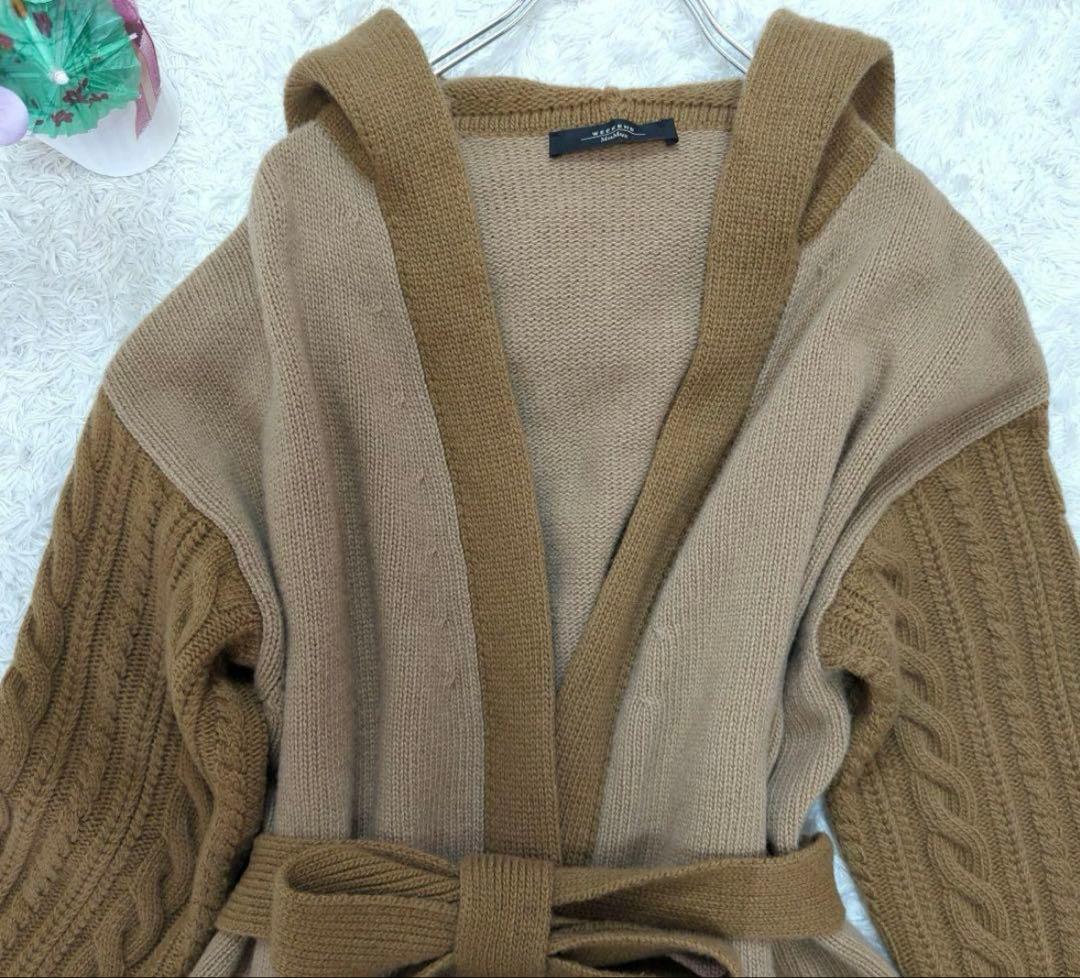 MaxMaraバージンウール100％★柔らかニットカーディガン★