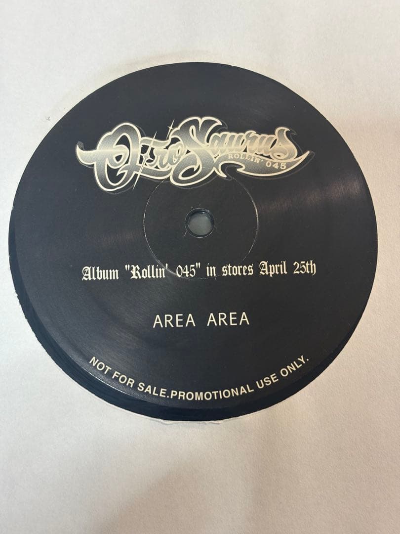 AREA AREA ozrosaurus 12インチ　プロモ　オジロザウルス