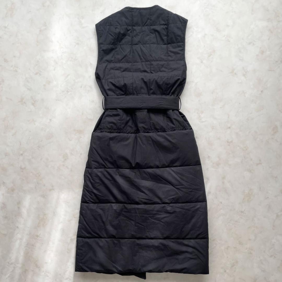 【美品】DRIES VAN NOTEN キルティングダウンロングベスト XS