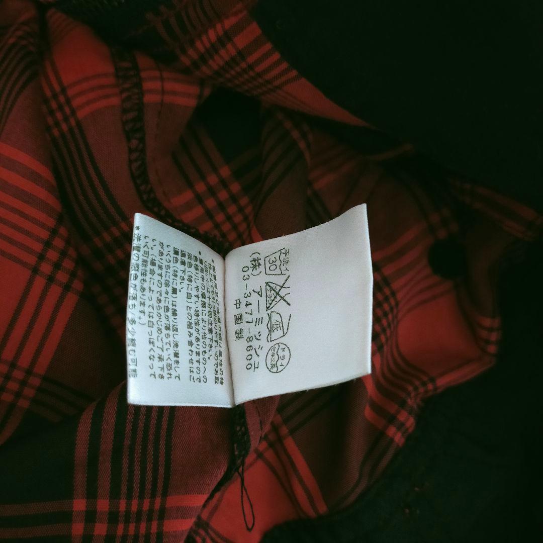 ALGONQUINS アルゴンキン チェック ワンピース ロック フリル