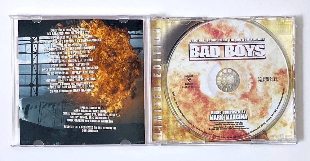 廃盤 3000枚限定盤 CD バッド・ボーイズ サウンドトラック 完全生産限定盤