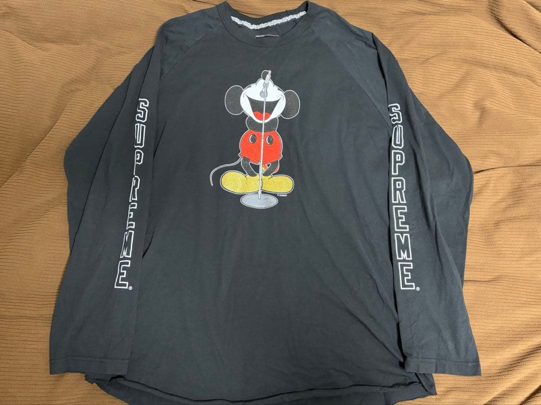 トップス supreme Mickey Raglan L/S Top