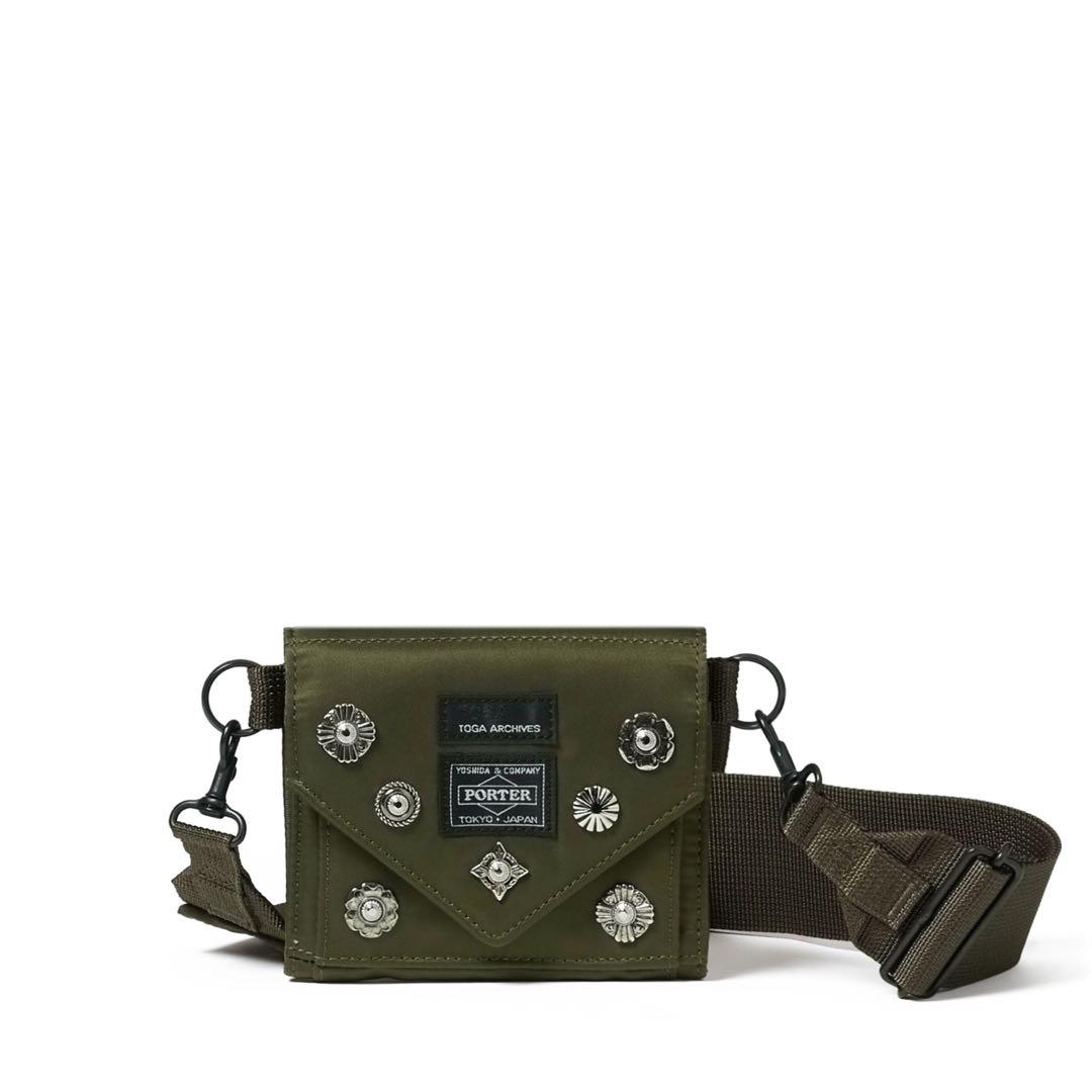 最終値下げ TOGA x PORTER SHOULDER WALLET カーキ