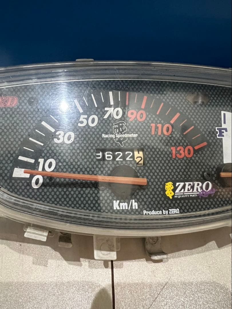 ライブディオ　メーター　ZERO カーボン120キロ　動作確認済み