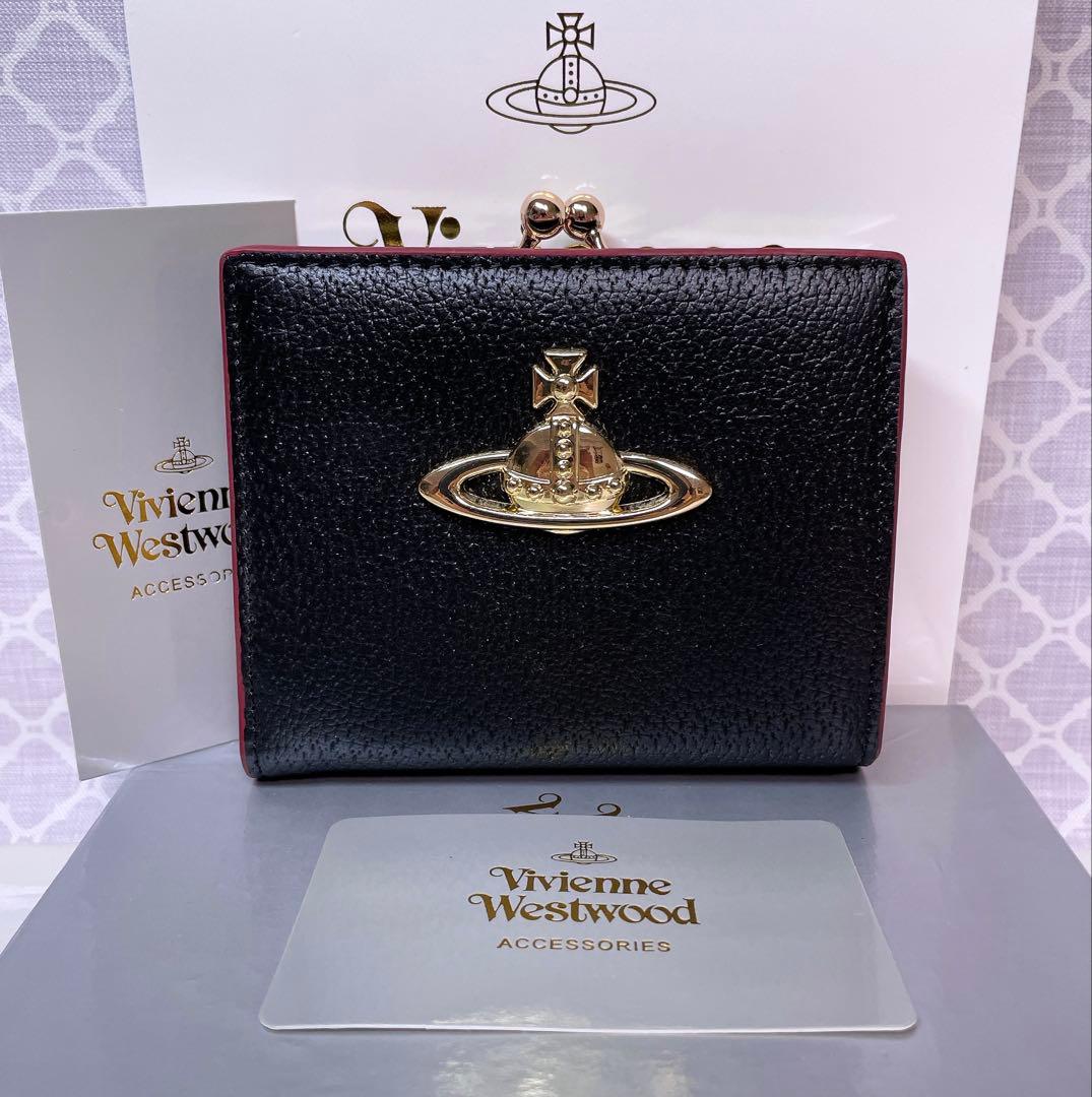 【最新☆ショッパー付】高級感 ヴィヴィアン・ウエストウッド 折財布