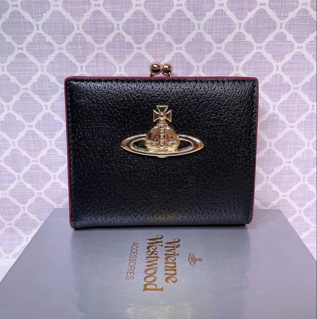 【最新☆ショッパー付】高級感 ヴィヴィアン・ウエストウッド 折財布
