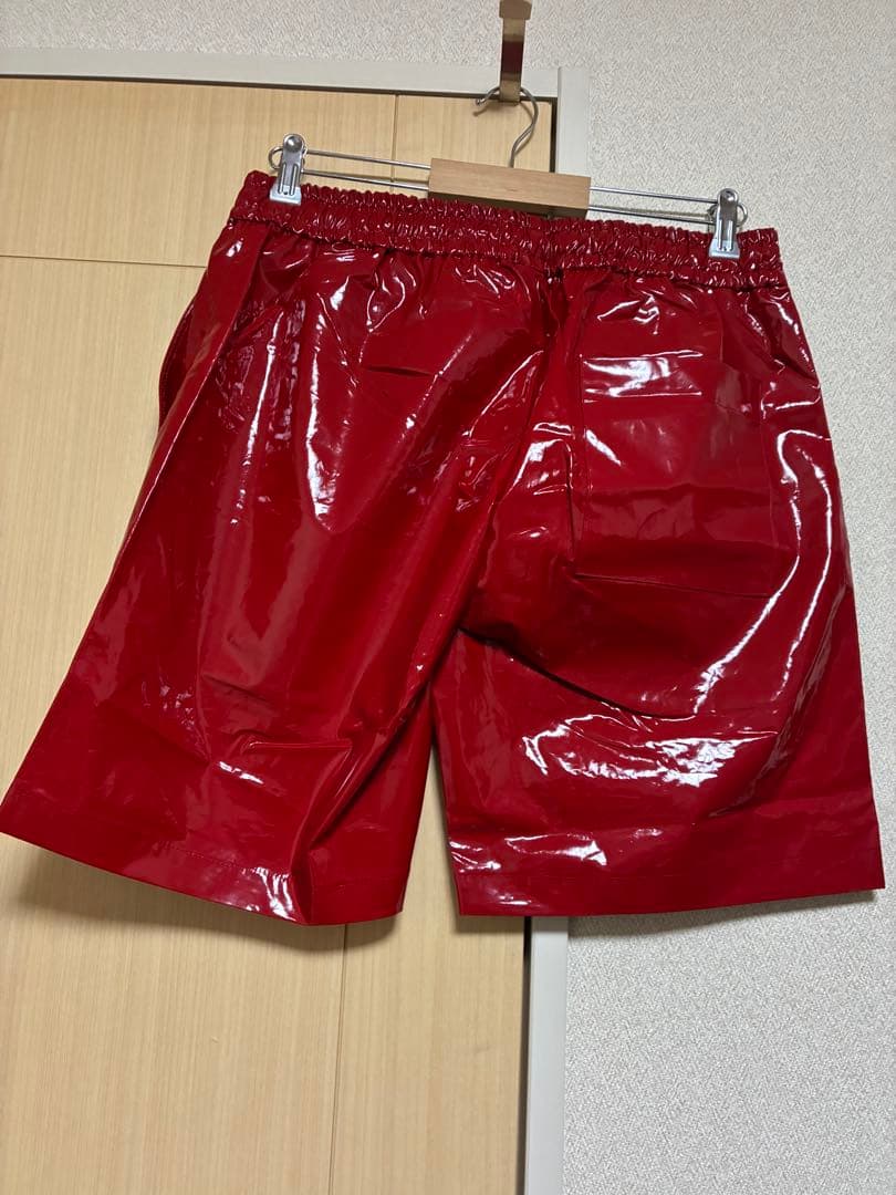新品　定価3万　LITTLEBIG★ラミネートショーツ　赤　M