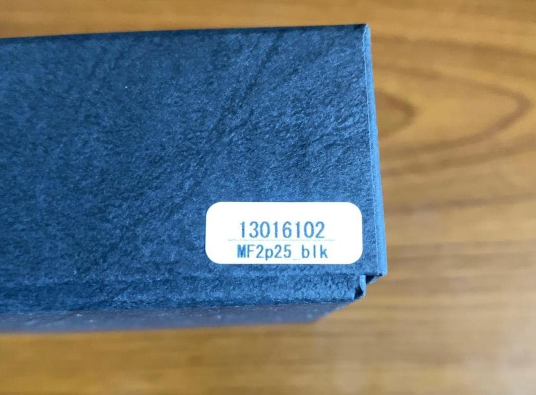 【美品】エムピウ ミッレフォッリエ2 P25 ブラック　右利き用