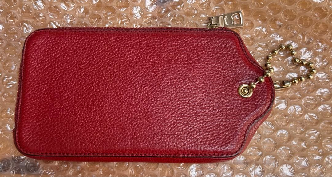 COACH マルチファンクションケース ビッグハングタグバッグチャーム　ポーチ