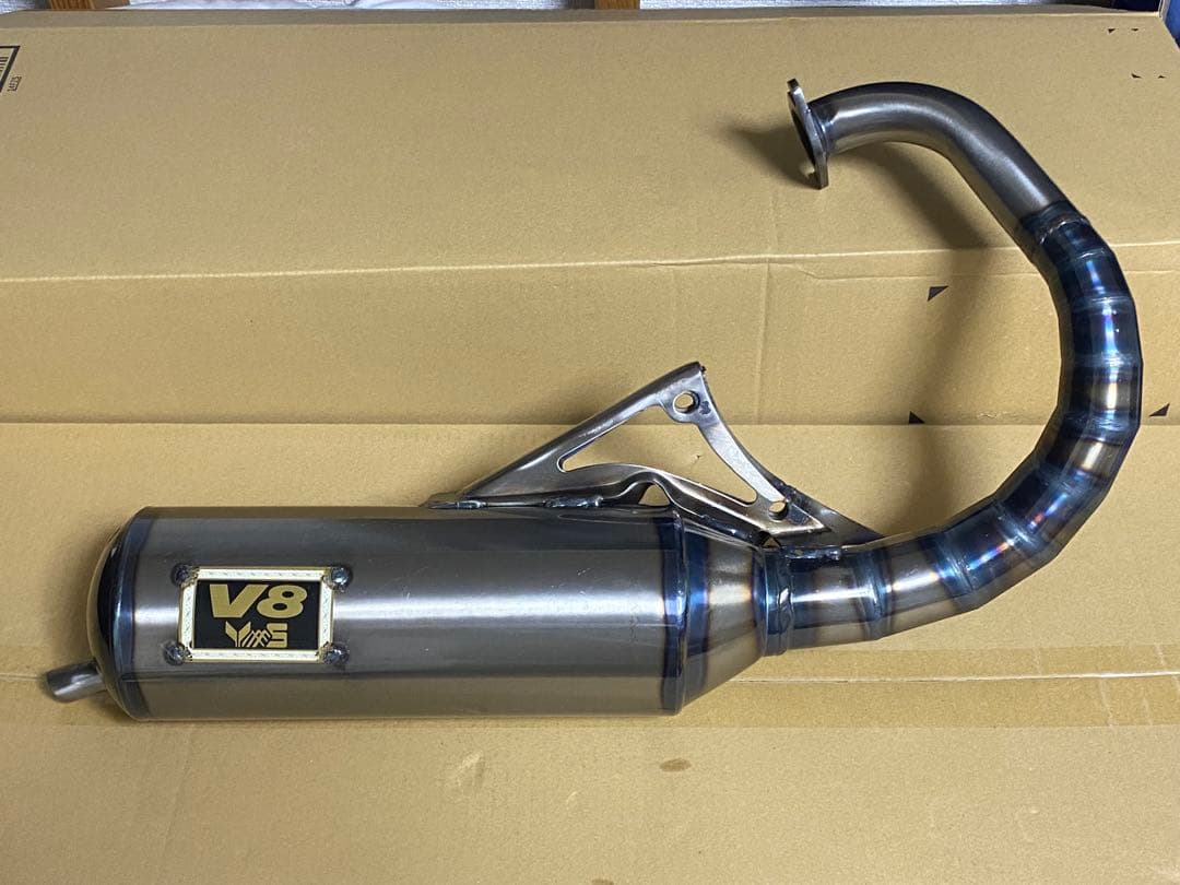 ホンダ 用 縦型 ディオ V8 チャンバー マフラー ハワイアンチャンバー