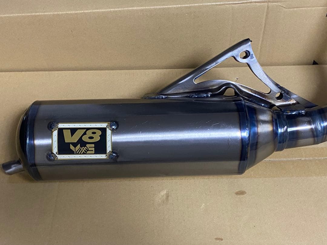 ホンダ 用 縦型 ディオ V8 チャンバー マフラー ハワイアンチャンバー