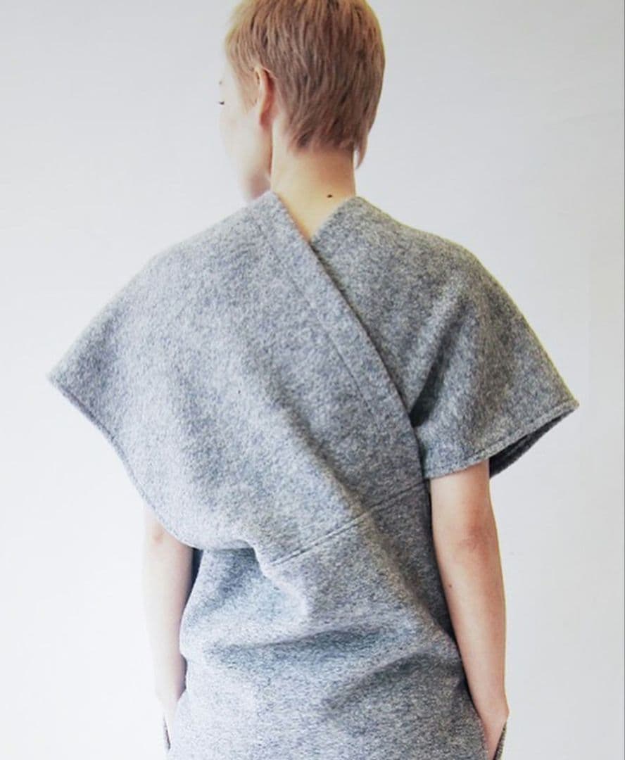 エメラルドサーティーン　ラップデザイン ワンピース　ネイビー