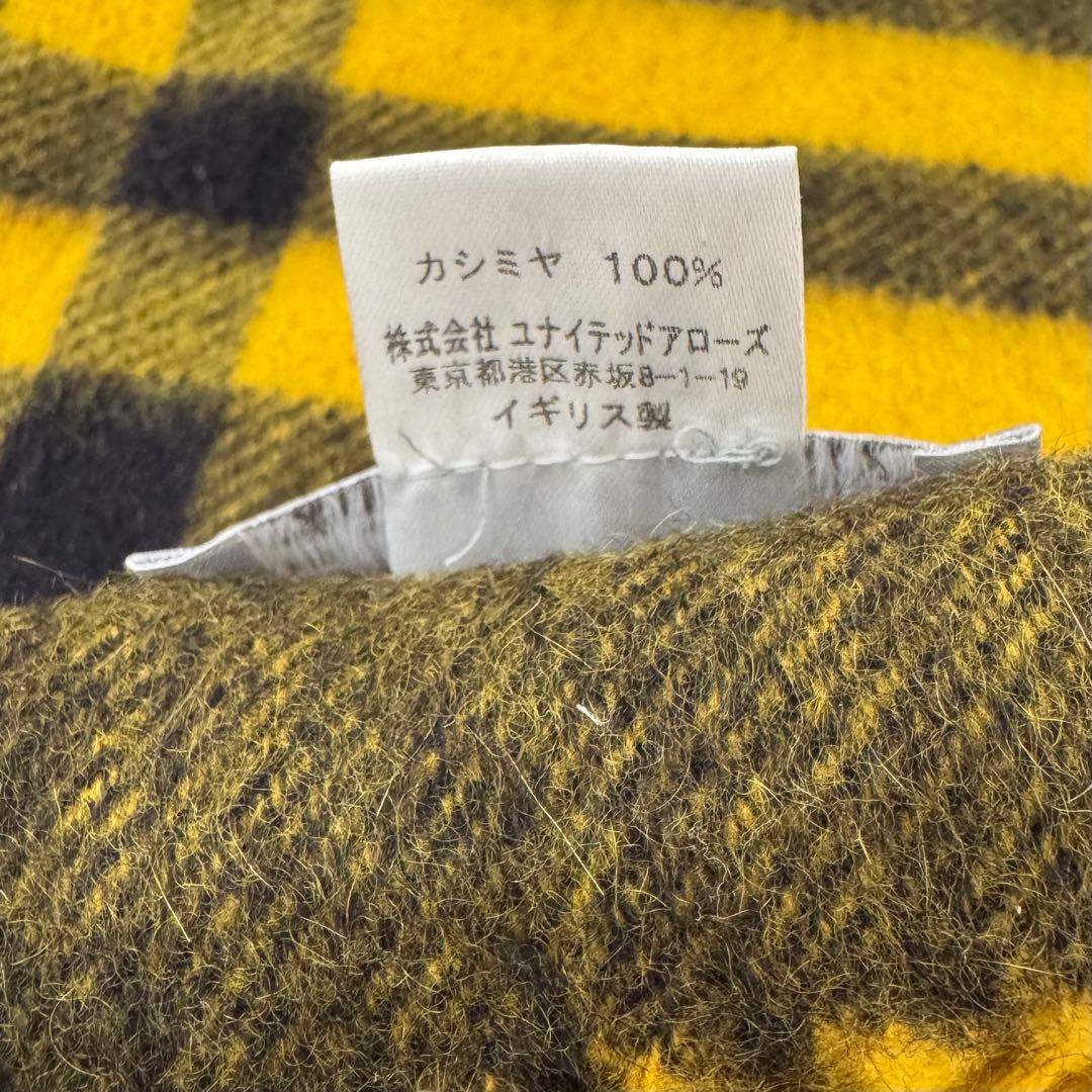 Joshua Ellis【ジョシュア エリス】 正規品 大判カシミアストール