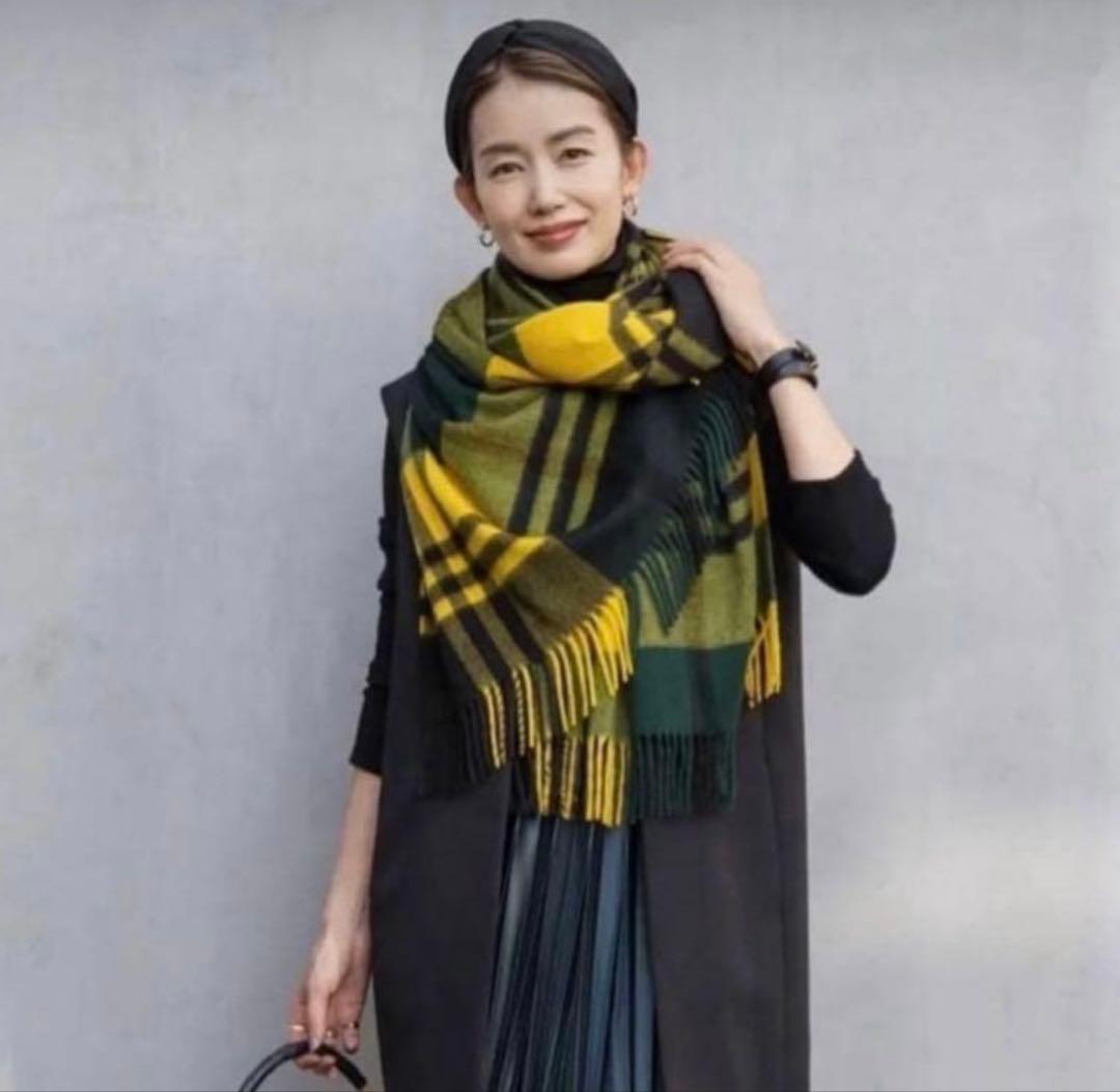 Joshua Ellis【ジョシュア エリス】 正規品 大判カシミアストール