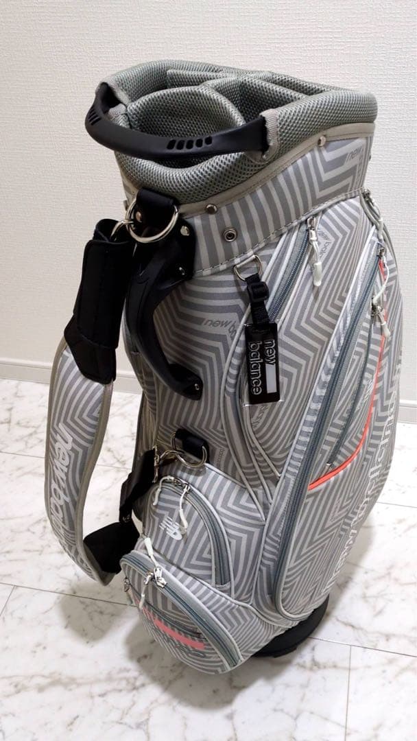 ニューバランス　ゴルフキャディバッグ3Dゼブラ