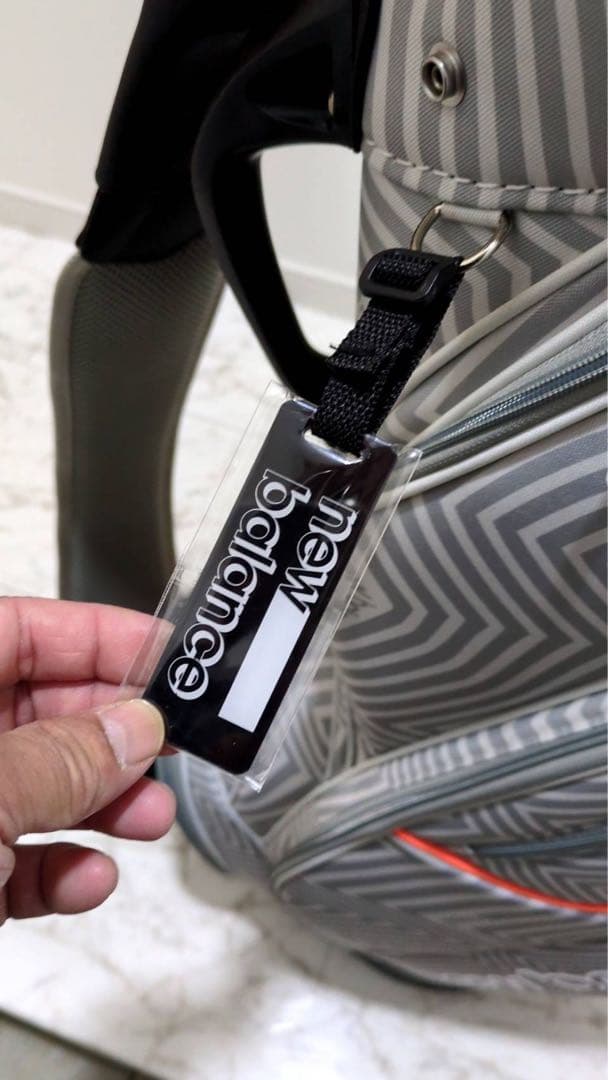 ニューバランス　ゴルフキャディバッグ3Dゼブラ