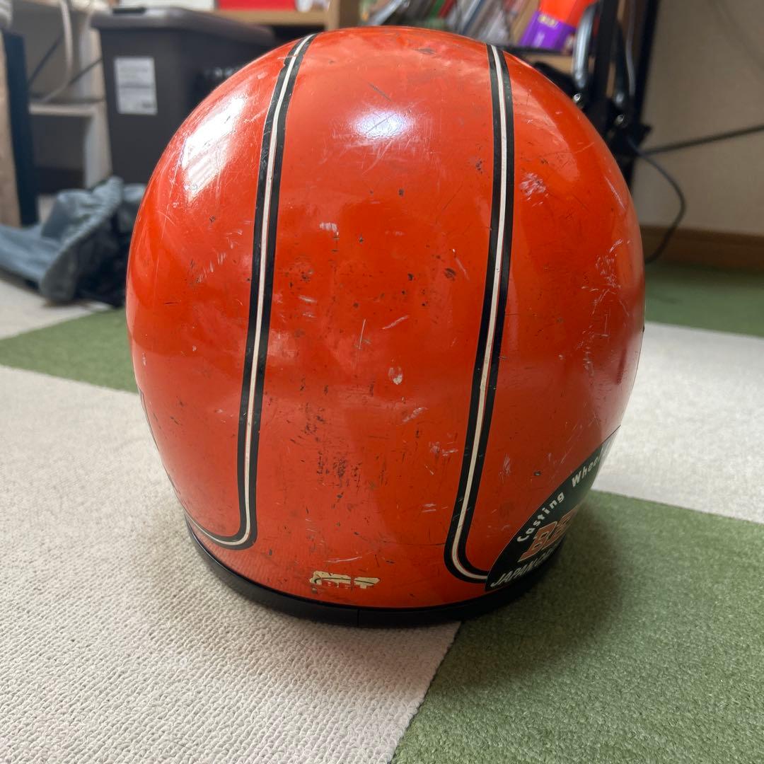 BELLフルフェイス　70s ヴィンテージ オレンジ