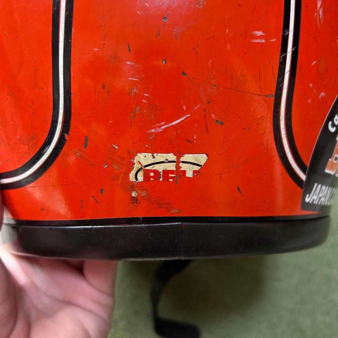 BELLフルフェイス　70s ヴィンテージ オレンジ