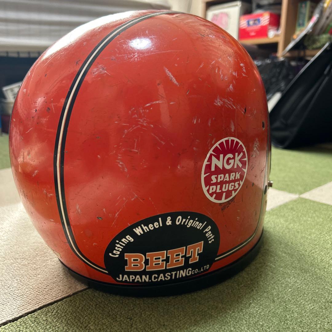 BELLフルフェイス　70s ヴィンテージ オレンジ