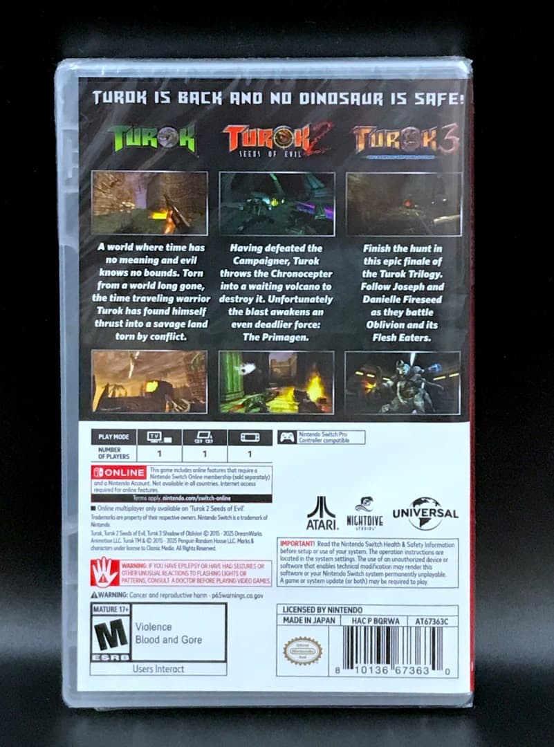 テュロック トリロジー Turok Trilogy Bundle switch