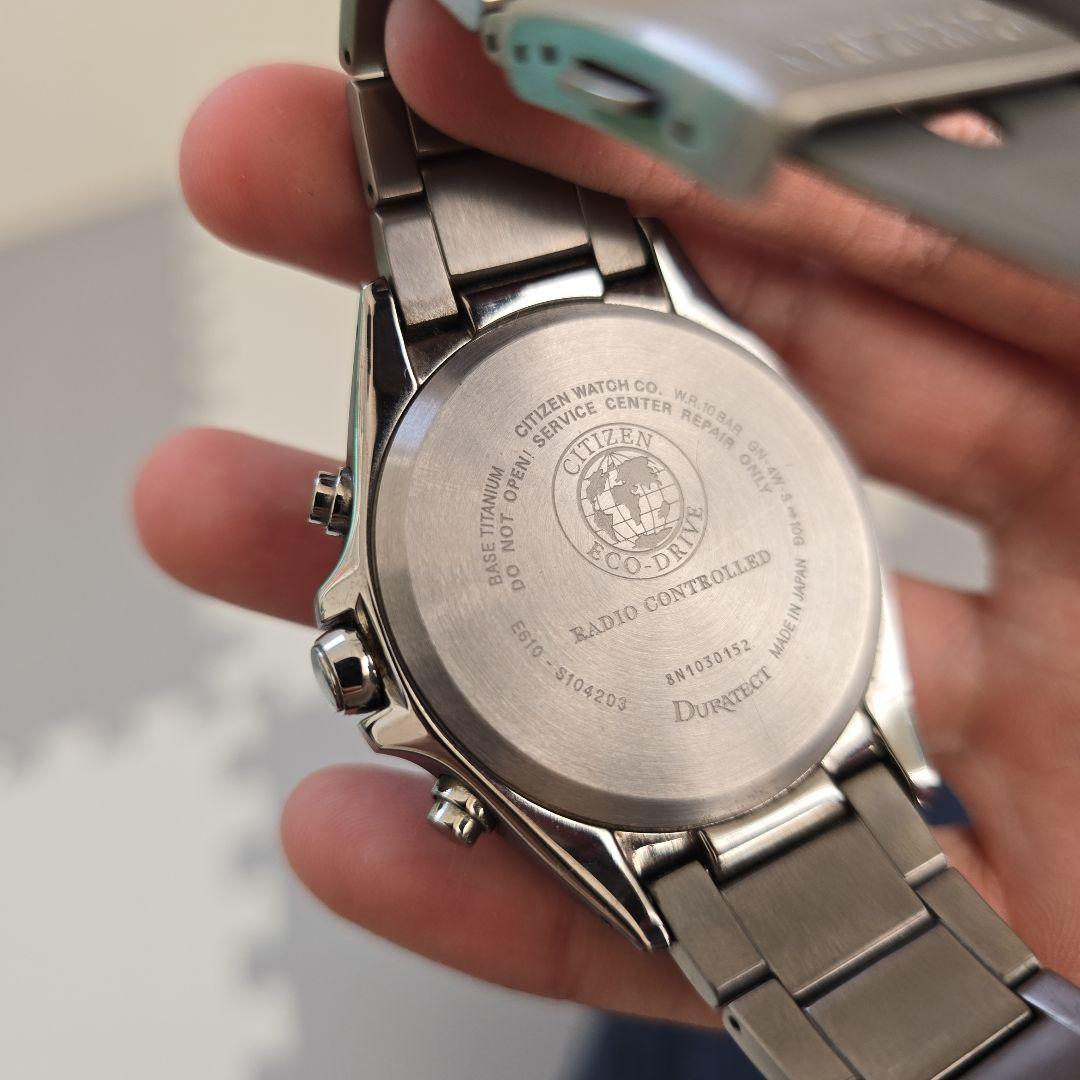 シチズン 腕時計　アテッサ　エコドライブ　チタニウム　used品
