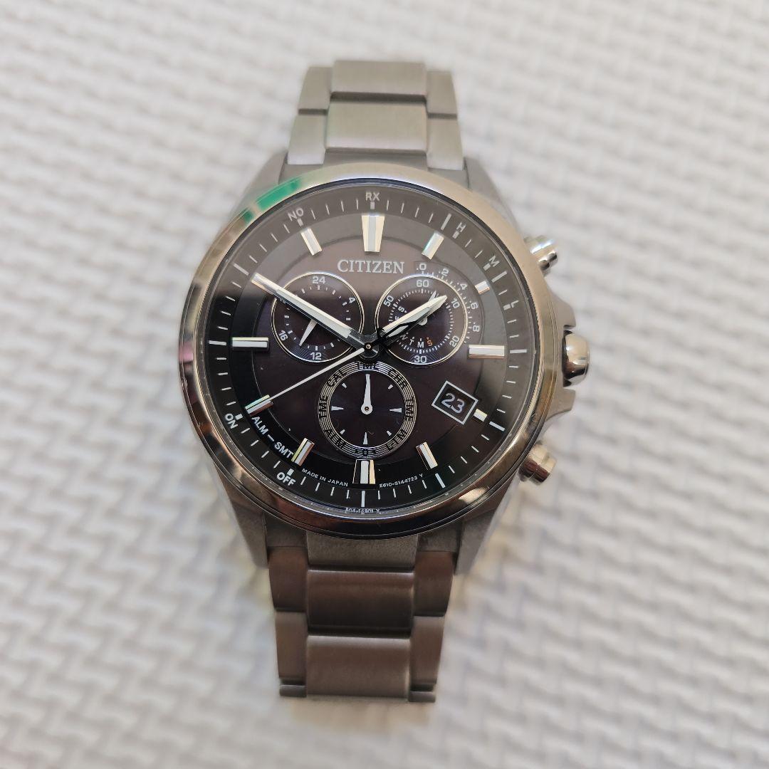 シチズン 腕時計　アテッサ　エコドライブ　チタニウム　used品