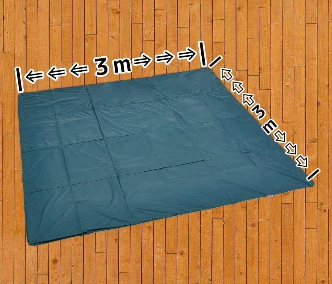 【美品】 Coleman テントシートセット インナー&グランド 3m グリーン