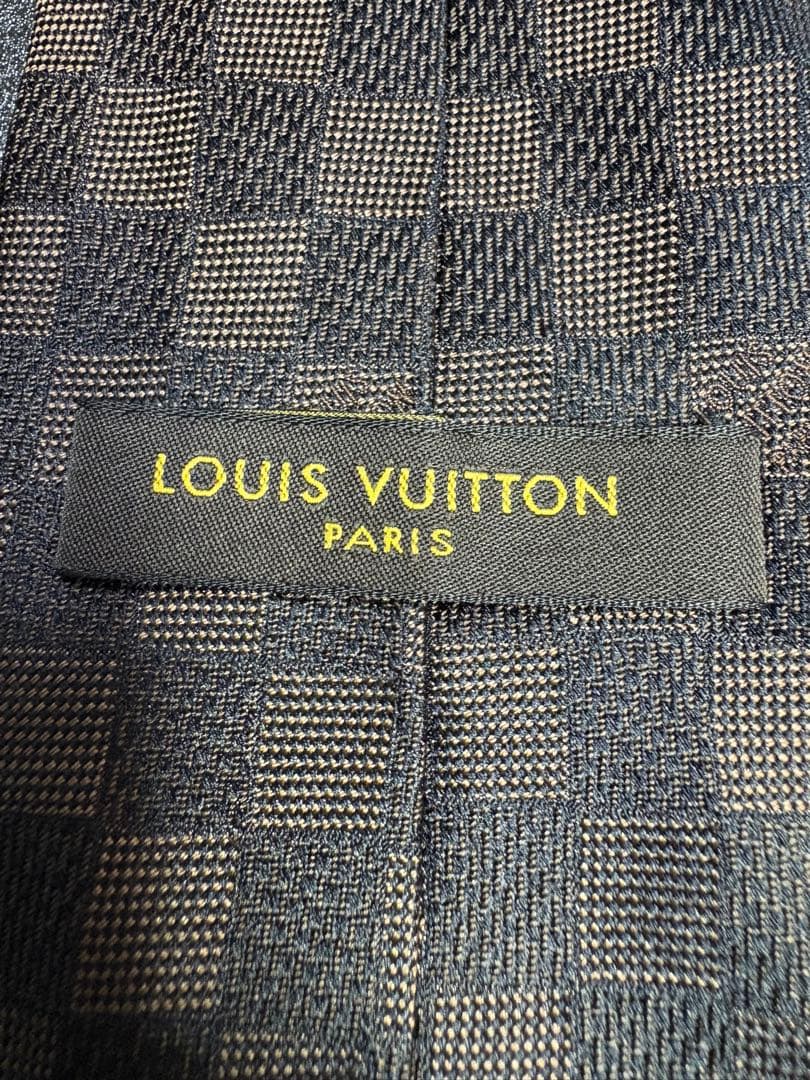 《美品》 LOUIS VUITTON ネクタイLV ダミエグラフィット ブラウン