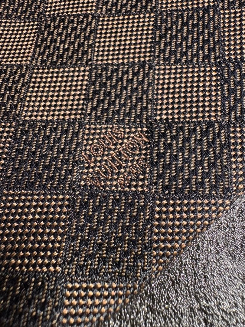 《美品》 LOUIS VUITTON ネクタイLV ダミエグラフィット ブラウン
