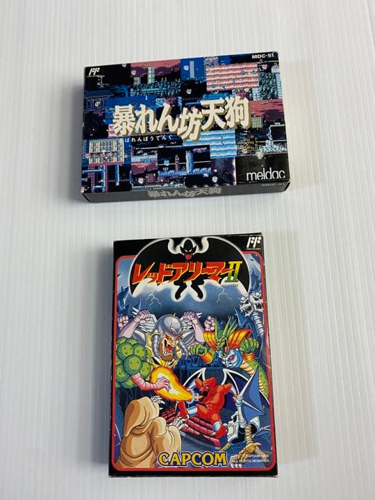 レア ファミコンソフト  暴れん坊天狗  レッドアリーマー2のセット