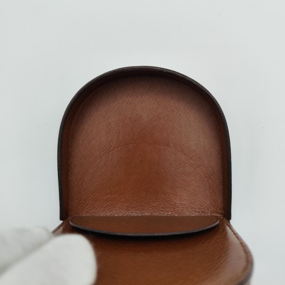 鑑定済美品 ルイヴィトンモノグラムポルトモネキュヴェットケースM61960