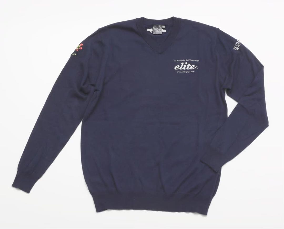 エリートグリップ　Vネックセーター ネイビー　新品 Lサイズ