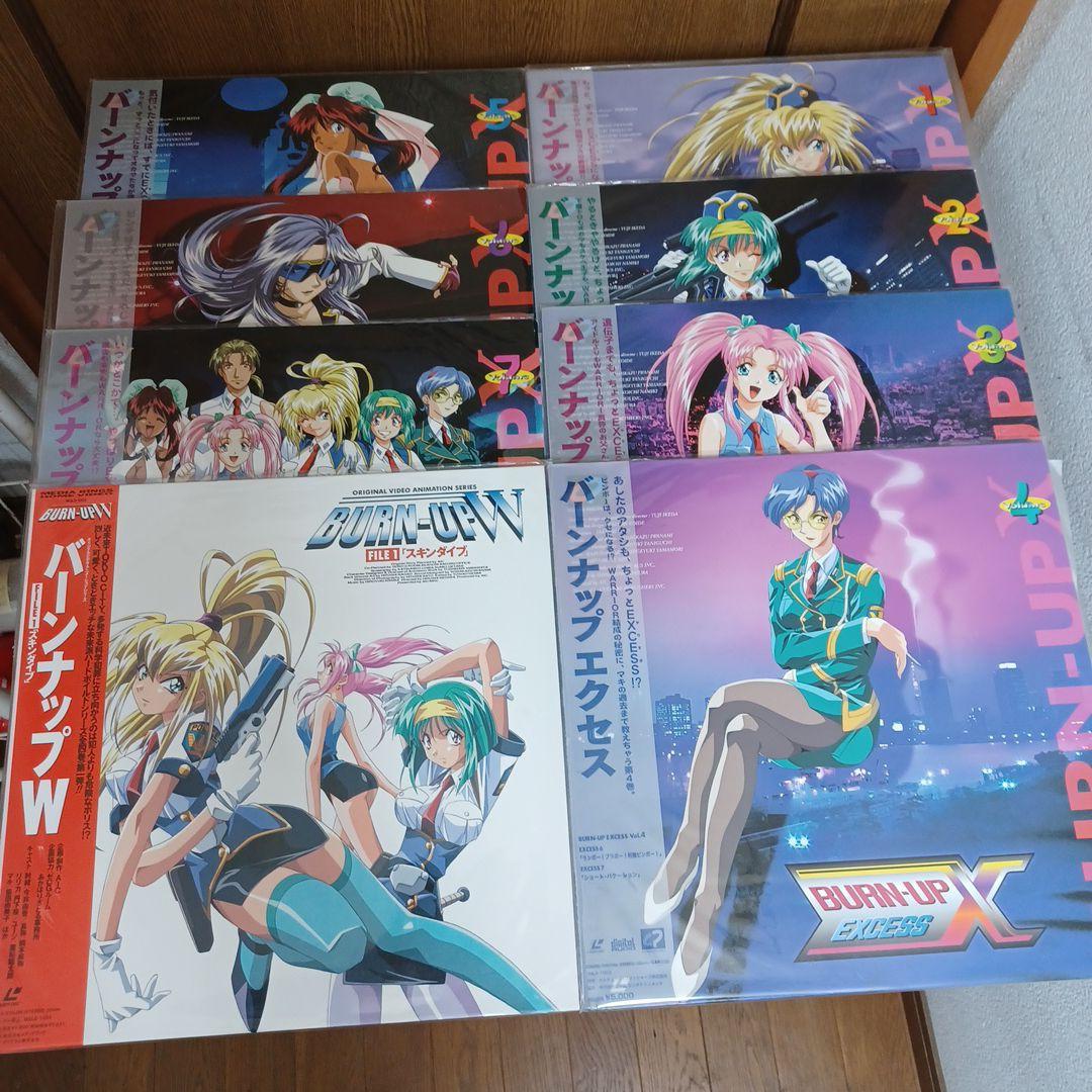バーンナップエクセスレーザーディスク8枚