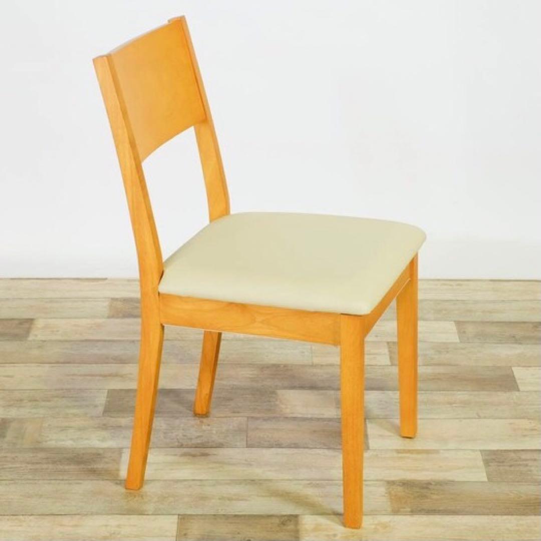 G 新品 ダイニングチェア ２脚セット ナチュラル 椅子 チェア イス リビング