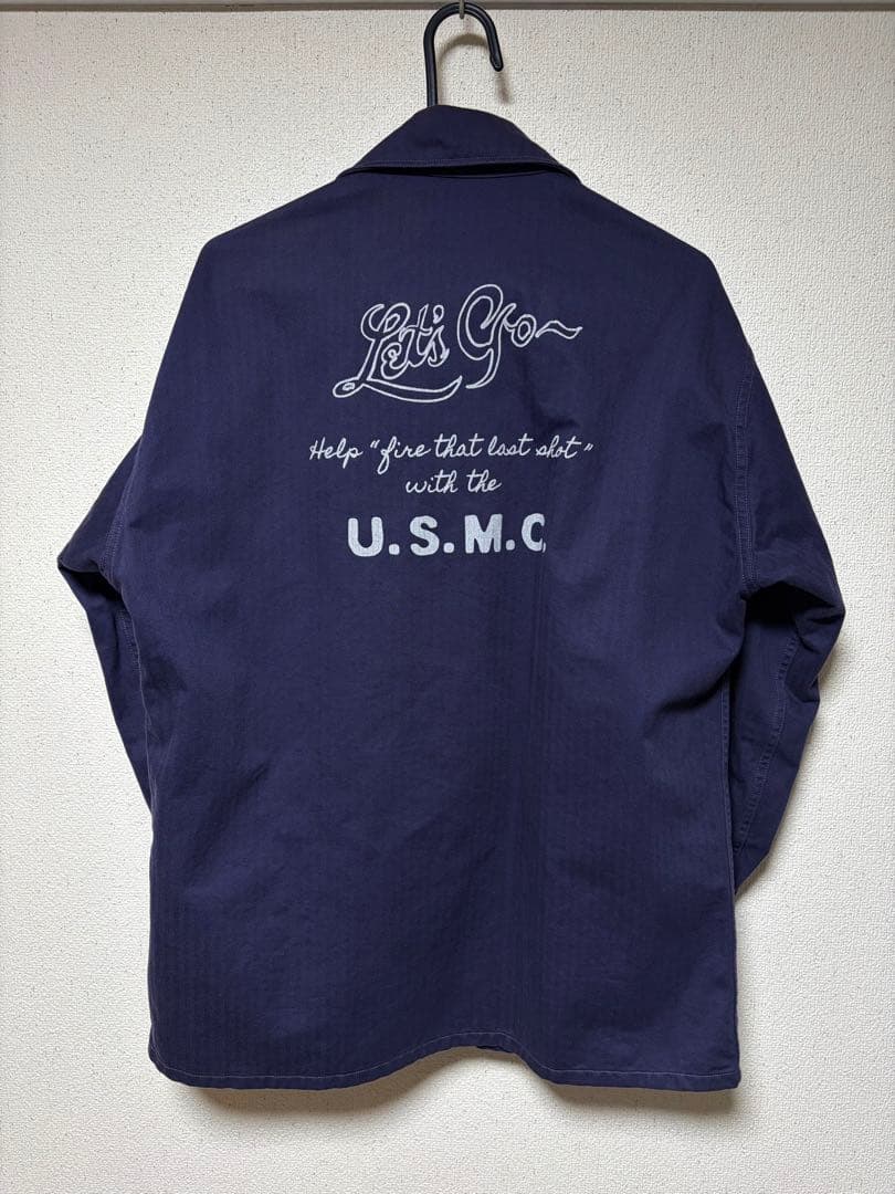 PHERROW'S ミリタリー海兵隊(USMC)ヘリンボーンカバーオール